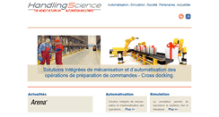 Desktop Screenshot of handlingscience.com